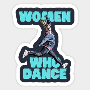 Women Who Dance (plus-size jumper) Sticker